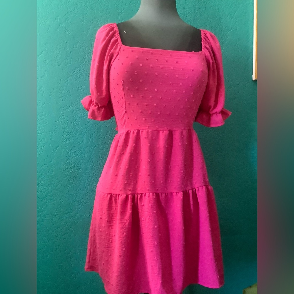 Elegant Pink Women's Dress